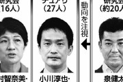 立憲共産党代表選、党内グループ「サンクチュアリ」の動向が焦点…所属議員は２７人