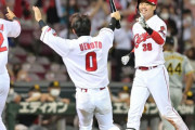 【カープ試合結果】広5x-4神[2022/6/22] 遠藤5回2失点！菊池涼＆マクブ適時打！ケムナ1失点、延長10回松本1失点も、坂倉同点HR！11回宇草HRで劇的サヨナラ勝ち！カープ2連勝！！！