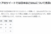 『SDGs』連呼してるの日本人だけだった