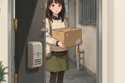 ある日ドアを開けたら好きだった娘がたくさん荷物を抱えて立っていた。のだが