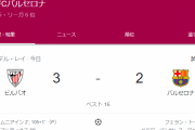 【速報】バルセロナさん、ビルバオ相手に延長戦の末逝くｗｗｗｗｗｗｗｗｗ