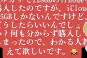 【悲画像】女さん「え、まって128GBのiPhone買ったはずなのにクラウド5GBしかない」ｷﾞｬｵｵｵｵｵｵｵﾝﾝ