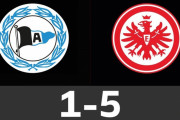 ◆ブンデス◆18節 ビーレフェルト×フランクフルト フランク5発完勝！シウバ2G、鎌田1A+1OG誘発、長谷部も先発