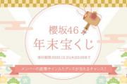 【櫻坂46】当選者数がエグい... メンバー直筆サイン入りグッズが当たる『年末宝くじ』開催！