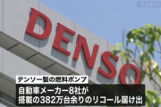 デンソー製燃料ポンプの不具合問題、世界でリコール1500万台超え