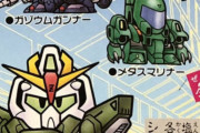 昔のSDガンダムって物凄いマイナー機体をガシャポンに入れてたんだね