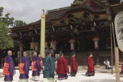 京都の北野天満宮　神道と仏教が一緒に疫病退散祈願　応仁の乱以来５５０年ぶり