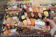 韓国人「韓国人が日本のスーパーに行って驚いた寿司の値段がこちら‥」→「この値段で寿司が食べられるの？‥（ﾌﾞﾙﾌﾞﾙ」「日本旅行に行きたくなった」　韓国の反応