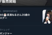 【元欅坂46】Twitter運営、長濱ねる推し！？ またまた誕生日を祝われるwwww