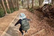【動画】山道をノンストップで駆け抜ける4歳児！高すぎる機動力に驚愕