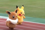 海外「これが東京オリンピックで見たかったんだ！」イーブイVSピカチュウのレースがとにかくカワイイ