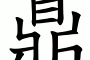 「鼎」って漢字、見ていて気持ち悪くなってくる
