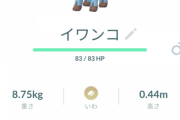 【ポケモンGO】「色違い黄昏イワンコ」とかいう幻のポケモン