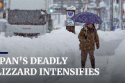 海外「一方こっちは…」年末の日本を襲った寒波を報道