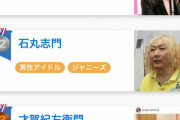 【悲報】ジャニーズ被害者さん、不人気ランキング2位になってしまう