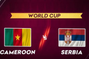 ◆W杯◆G組2節 カメルーン×セルビア ザ馬鹿試合！2点リードのセルビア、攻めすぎてカウンター2発で追いつかれてドロー、カメルーンW杯連敗8でストップ！ #CMRSRB