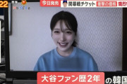 【画像】韓国の大谷ファン、美人すぎる