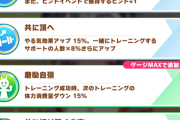 【ウマ娘】諦めるのはまだ早い…！？意外と使えるトレ人数追加の心得。「どんどん切り開いていけ！！」