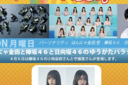 欅坂46小林由依×守屋茜、本日4/6放送「ゆうがたパラダイス」新型コロナウイルス感染拡大に伴う配慮により電話出演へ