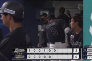 ロッテ安田　.000(8-0) 三振3