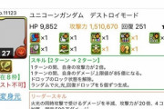 【パズドラ】ユニコーンガンダム強そうなのにここの評価はイマイチなんだな