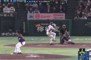 【韓国対侍ジャパン】侍ジャパン・金丸、３回裏１アウト満塁からソン・ソンムンに２点タイムリーを打たれ韓国に先制を許す…・