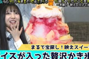【日向坂46】きらりんワクワクが止まらない！桃の果肉に中にはアイスが入った贅沢かき氷　竹内希来里の地元できらる 第22話