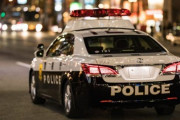 運転してたらパトカーに捕まっちゃった(；A；)