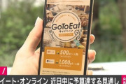 【悲報】Go Toイートキャンペーン､近日中に終了