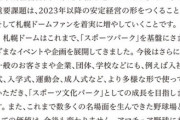 札幌ドーム「ファイターズさんお願いします！平日でいいので試合してください！」