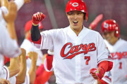 【朗報】堂林翔太.415（41-17）3本 9打点 OPS1.137