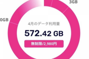 【朗報】ぼく、楽天モバイルで「572ギガ」使ってしまう