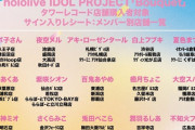 Vtuber hololive IDOL PROJECT 1st album『Bouquet』サイン入りレシート：メンバー別店舗一覧←場所の割り振りが極端すぎるだろｗｗｗ