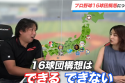 【悲報】里崎智也さん「プロ野球16球団構想は無理」