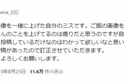 【悲報】DeNA育成投手が中日戦のコメントと一緒にご飯の画像をアップ→煽りだと指摘されお気持ち表明
