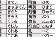 【画像】キラキラネーム110選がコチラｗｗｗｗｗｗｗｗｗ