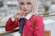 りーちゃん、ちさとのコスプレをする