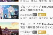 【悲報】ブルアカアニメ、再生数がどんどん落ちてしまうwwwwwwwwwwww