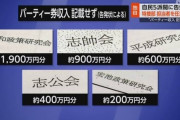 【悲報】自民党派閥の裏金疑惑、明らかにあそこだけ多い