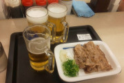 【朝からビール！】松屋来たンゴ