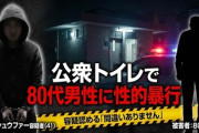 【速報】公衆トイレで80代男性に性的暴行か 中国籍の男を逮捕　中国政府『な？日本の治安悪くなってるだろ』