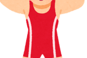 女子レスリング、綺麗なスープレックスで決まる