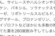 【悲報】トレパク疑惑をかけられた女絵師さん、280錠のお薬をガブ飲み