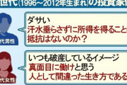 Z世代「投資家？ダサい。労働者から金を搾取して恥ずかしくないのか」