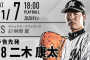 一軍試合実況　11月7日18:00～ ロッテ－オリックス (先発 二木×榊原)