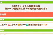 【ウマ娘】URAラーメンのこの効果があまりにも意味不明すぎる件