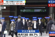 日本のマスク着用率85.6% "個人の判断"から約1か月経っても大きく変わらず