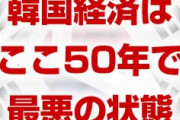 英紙「韓国経済はIMF危機の時よりひどい。ここ50年で最悪」　終わったな…