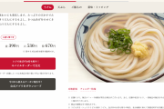 丸亀製麺行ったらかけうどん(大)が530円になってて草