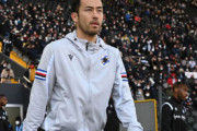 【移籍報道】2試合連続ベンチ、出場機会激減の日本代表DF吉田麻也がサンプドリア退団へ